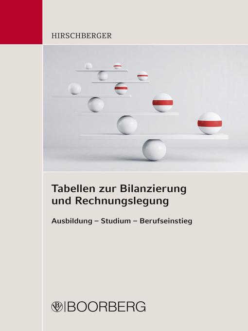 Title details for Tabellen zur Bilanzierung und Rechnungslegung by Wolfgang Hirschberger - Available